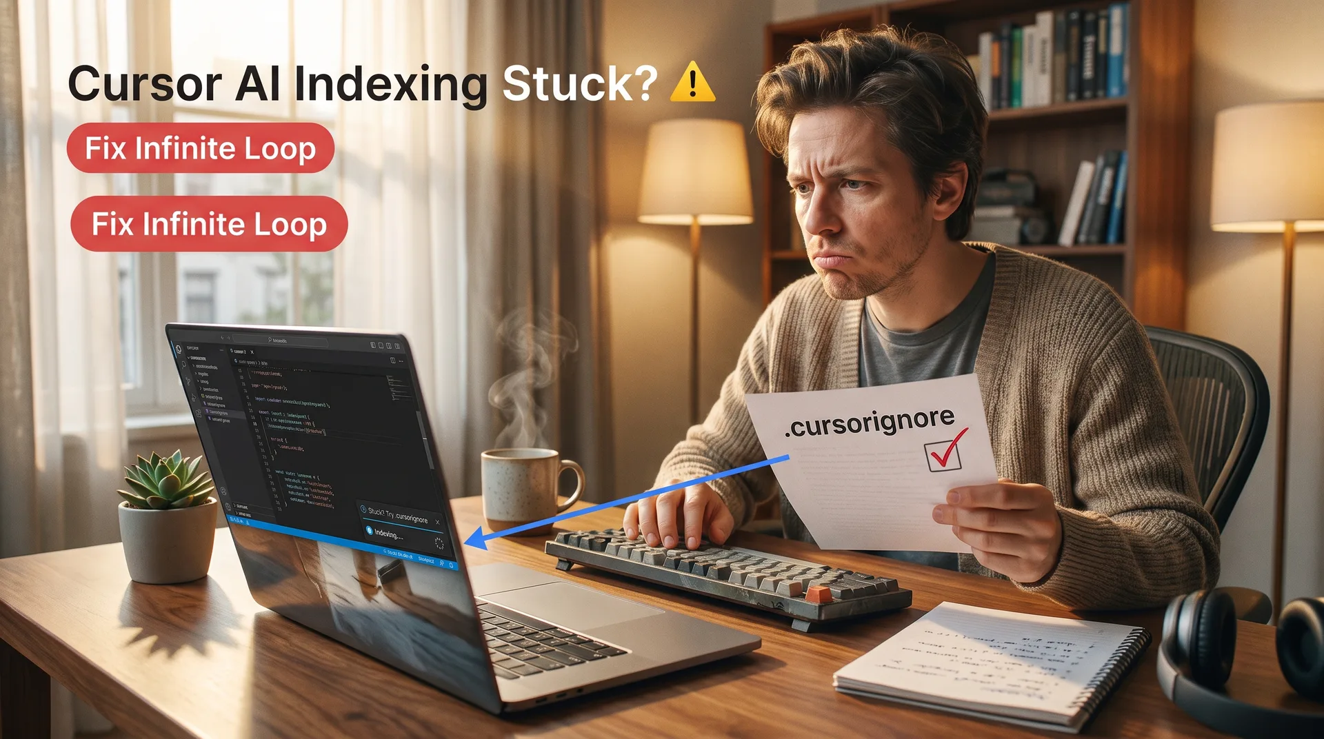 Cursor AI Indexing Stuck? How to Fix the Infinite Loading Loop